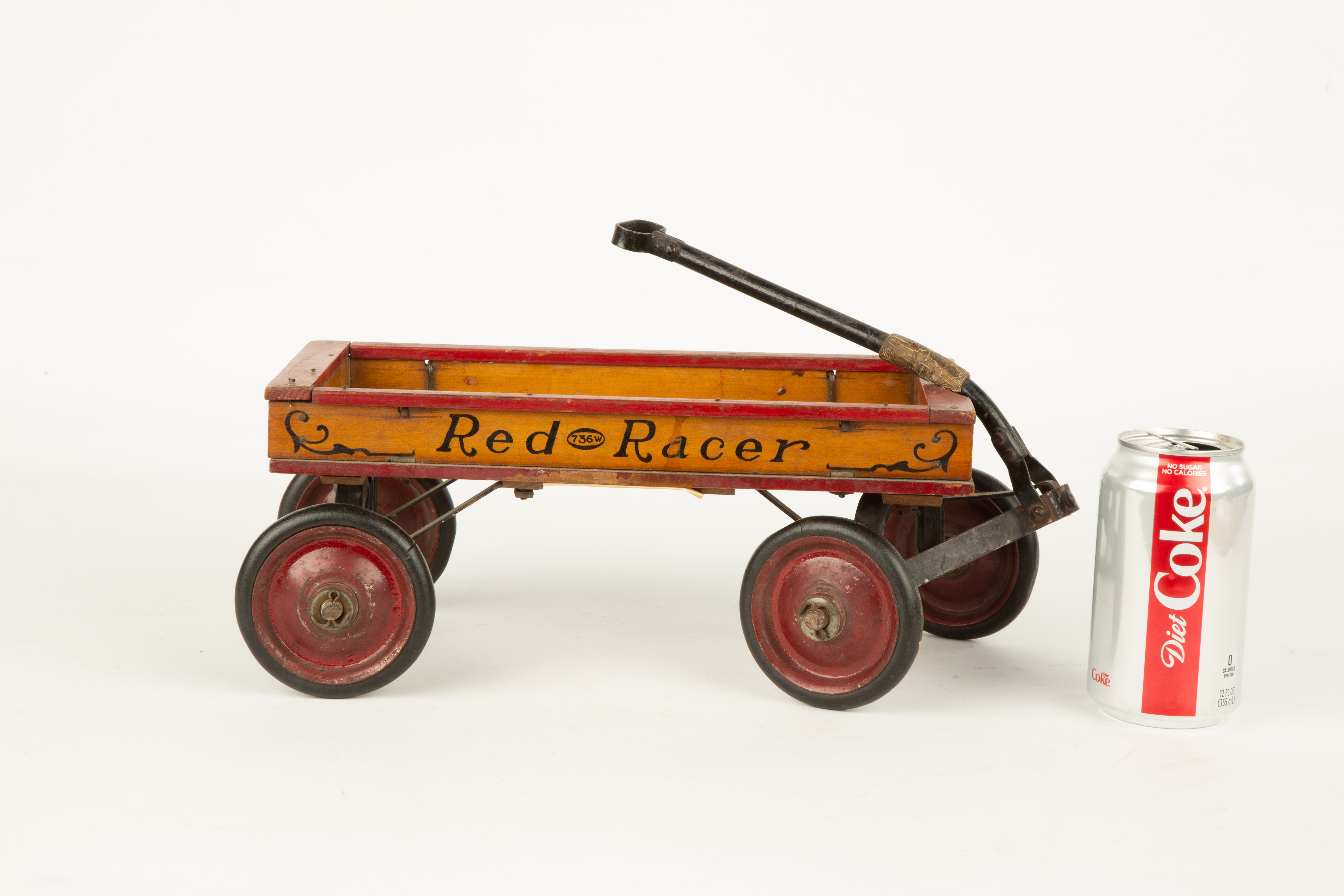 SALESMAN SAMPLE RED RACER WOODEN