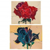 SALLY ANDERSON, PAIR OF LITHOG