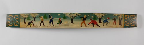 SALLY NOLAN HAND PAINTED BARREL