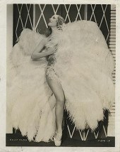 SALLY RAND BURLESQUE PORTRAIT.