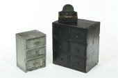 SALT BOX  MINIATURE CHEST  AND