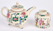 SALT GLAZE STONEWARE TEAPOT AN