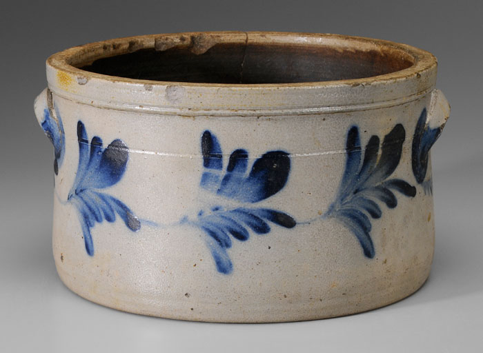 Salt Glazed Crock American, 19th