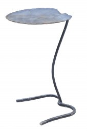Salterini lily pad table, ebon