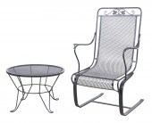 Salterini rocking armchair, eb