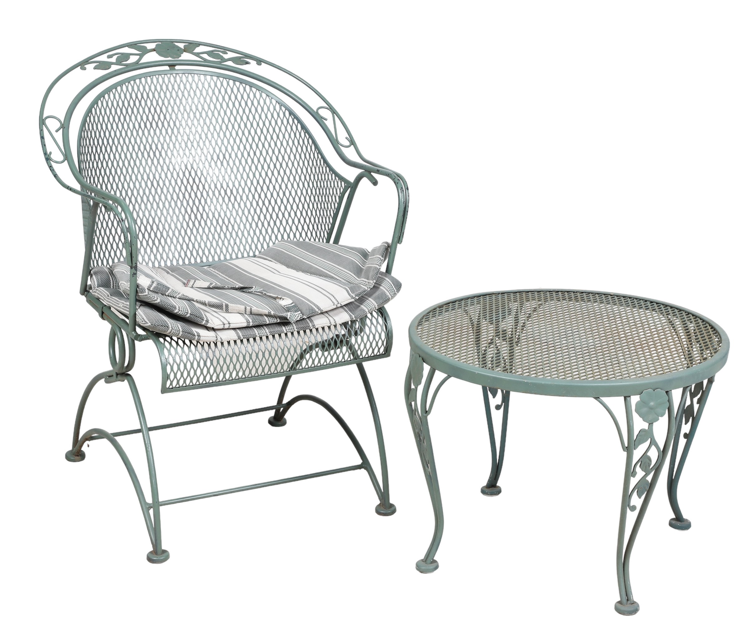 Salterini style painted patio