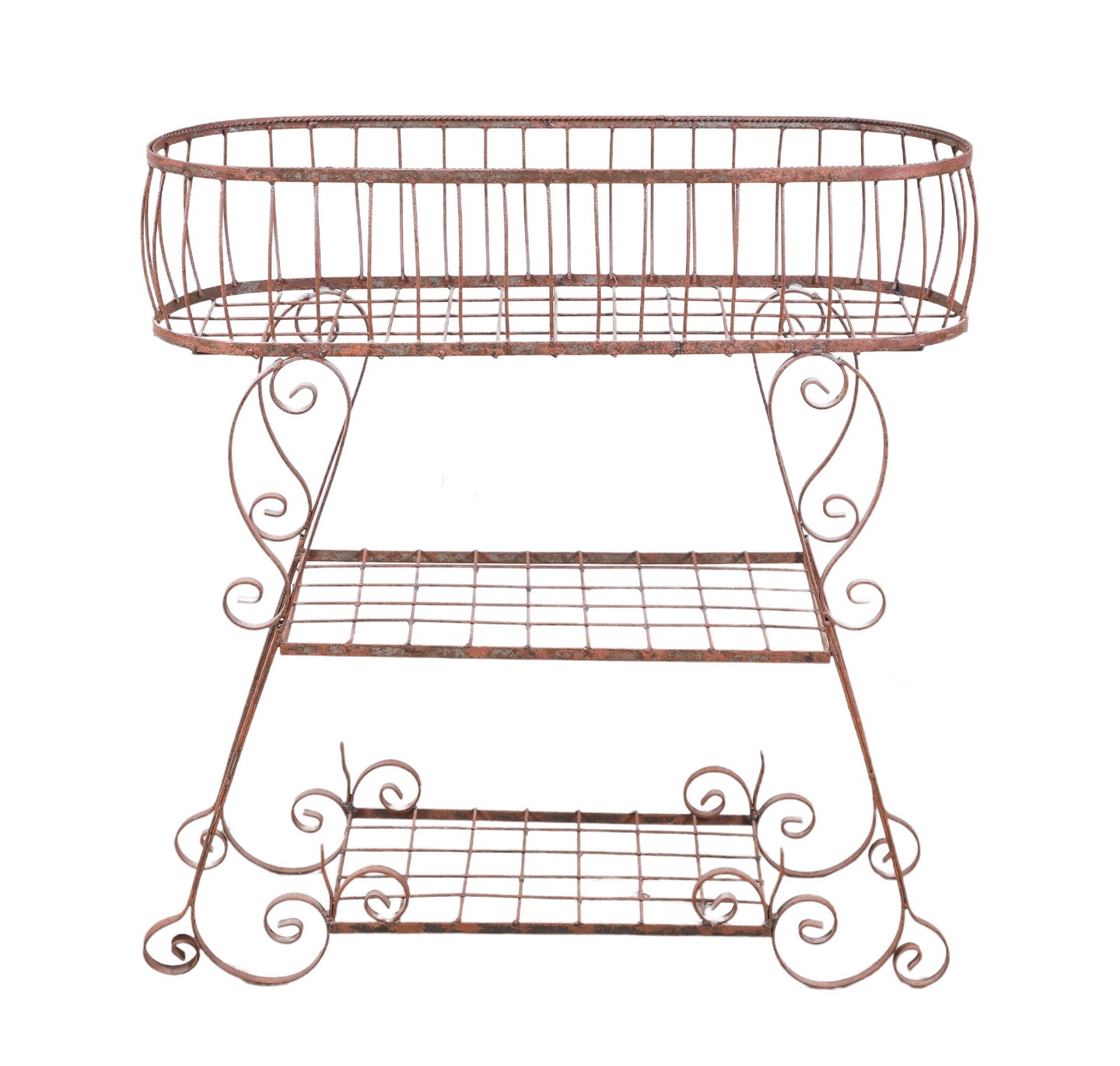 Salterini style scrolled metal