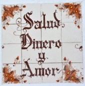 SALUDE, DINERO & AMOR TILE SIG
