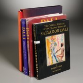 SALVADOR DALI, (4) CATALOGUES