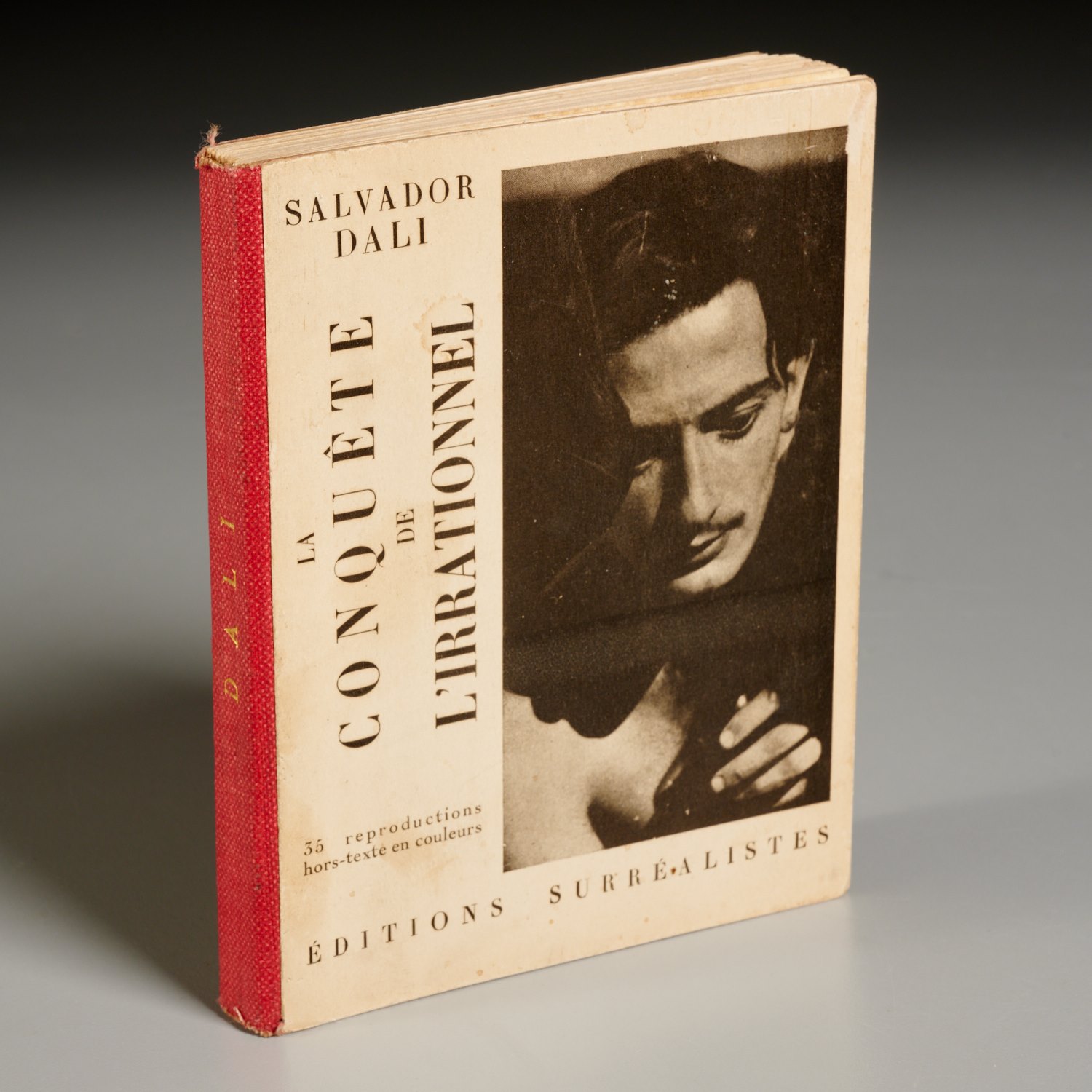 SALVADOR DALI, BOOK WITH ORIGINAL