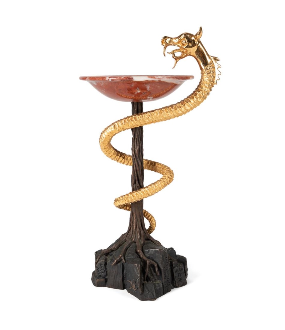 SALVADOR DALI 'CADUCEE II' BRONZE