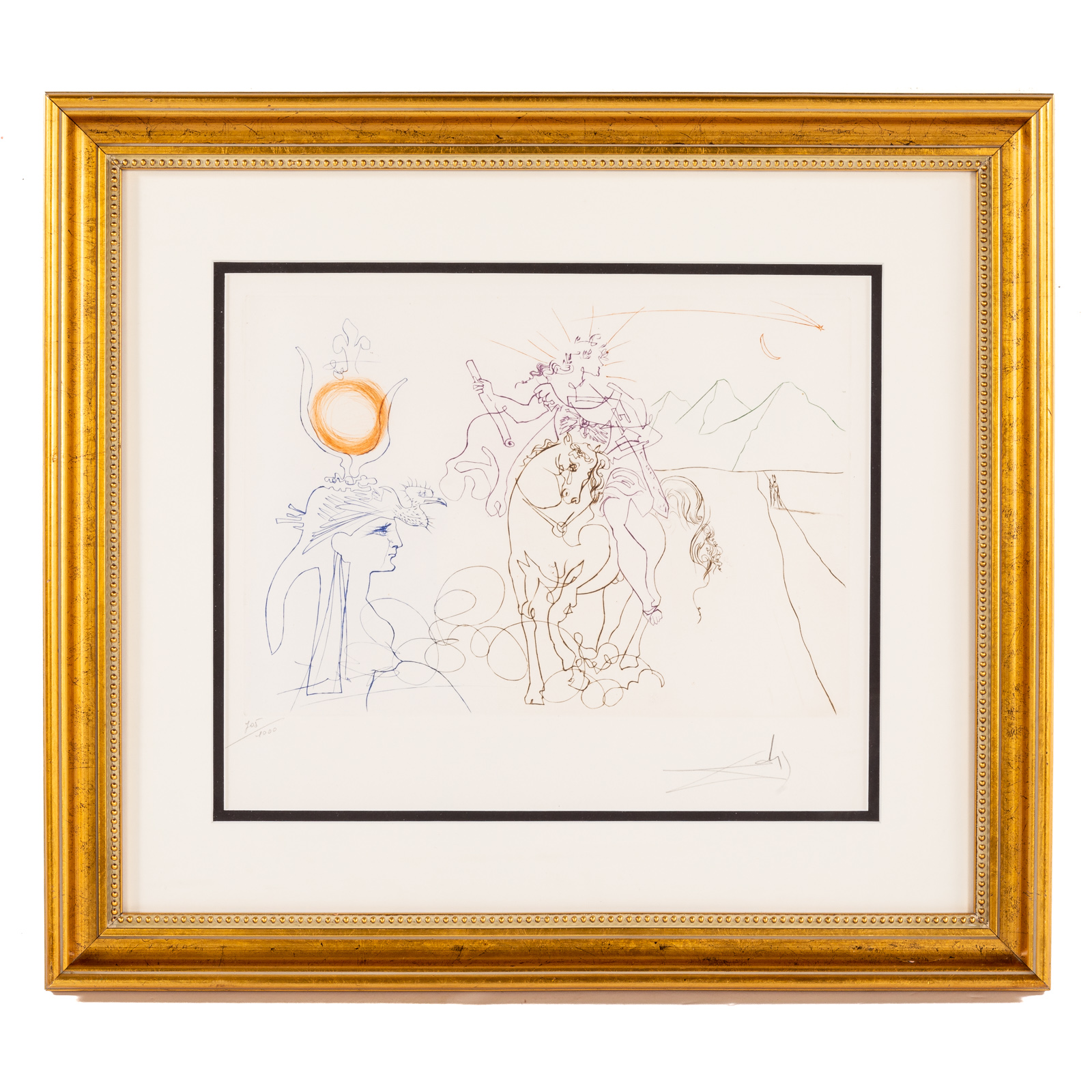 SALVADOR DALI. "CAESAR AND