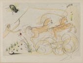 SALVADOR DALI, CHARIOTS IN REC