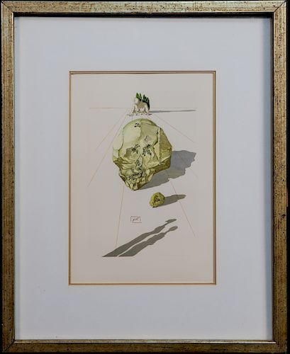 SALVADOR DALI DEVINE COMEDY WOOD
