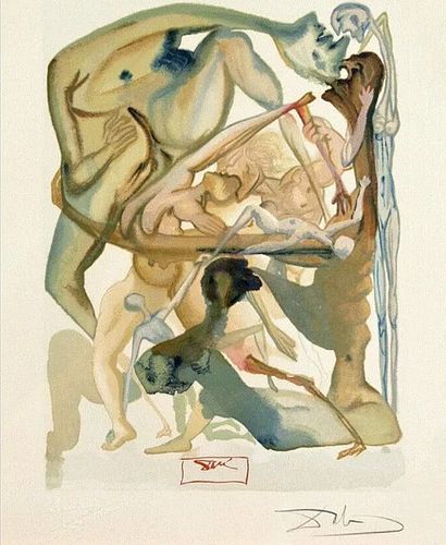 SALVADOR DALI DIVINE COMEDY COLOR