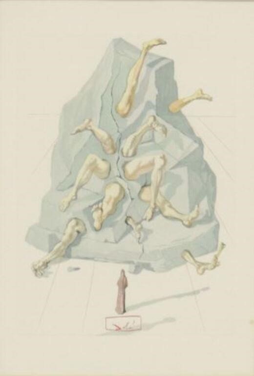SALVADOR DALI DIVINE COMEDY INFERNO