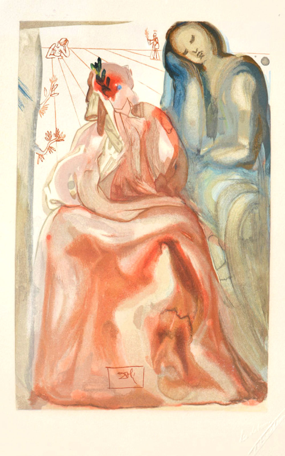SALVADOR DALI DIVINE COMEDY WOOD