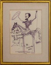 SALVADOR DALI DON QUIXOTE INK
