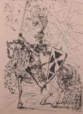 SALVADOR DALI "EL CID" COPPER