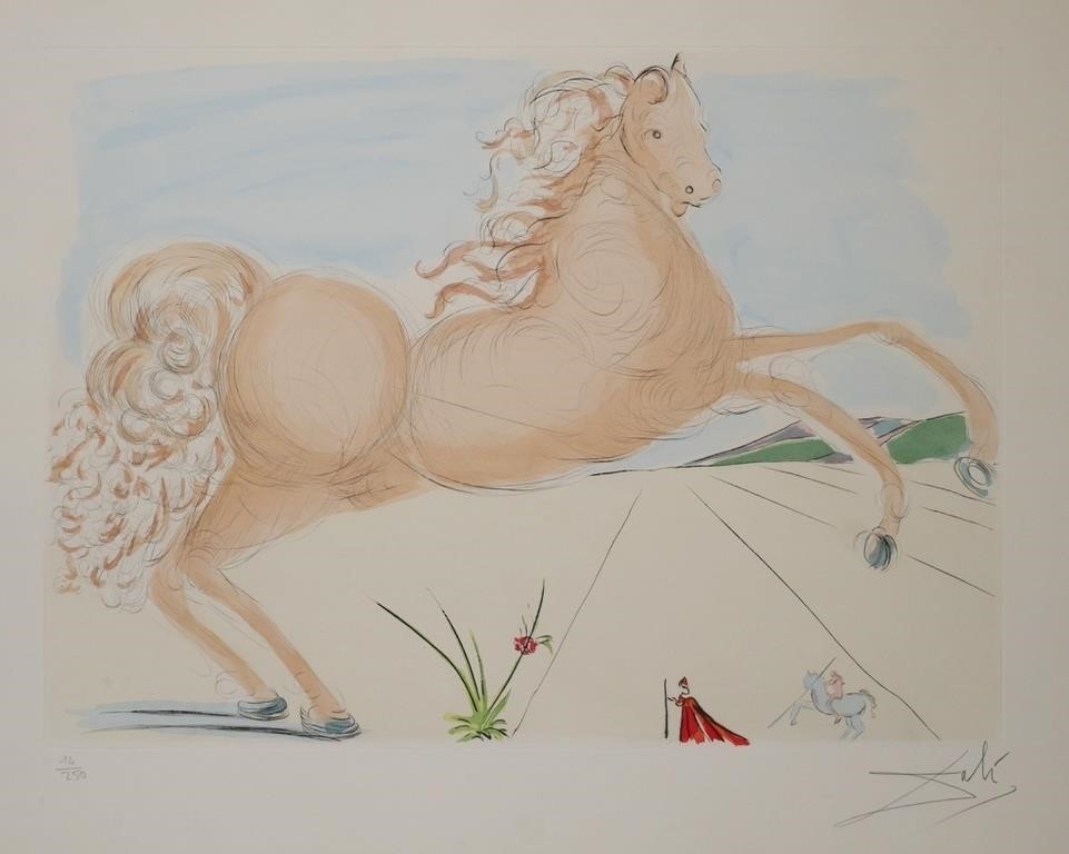 SALVADOR DALI ETCHING OF