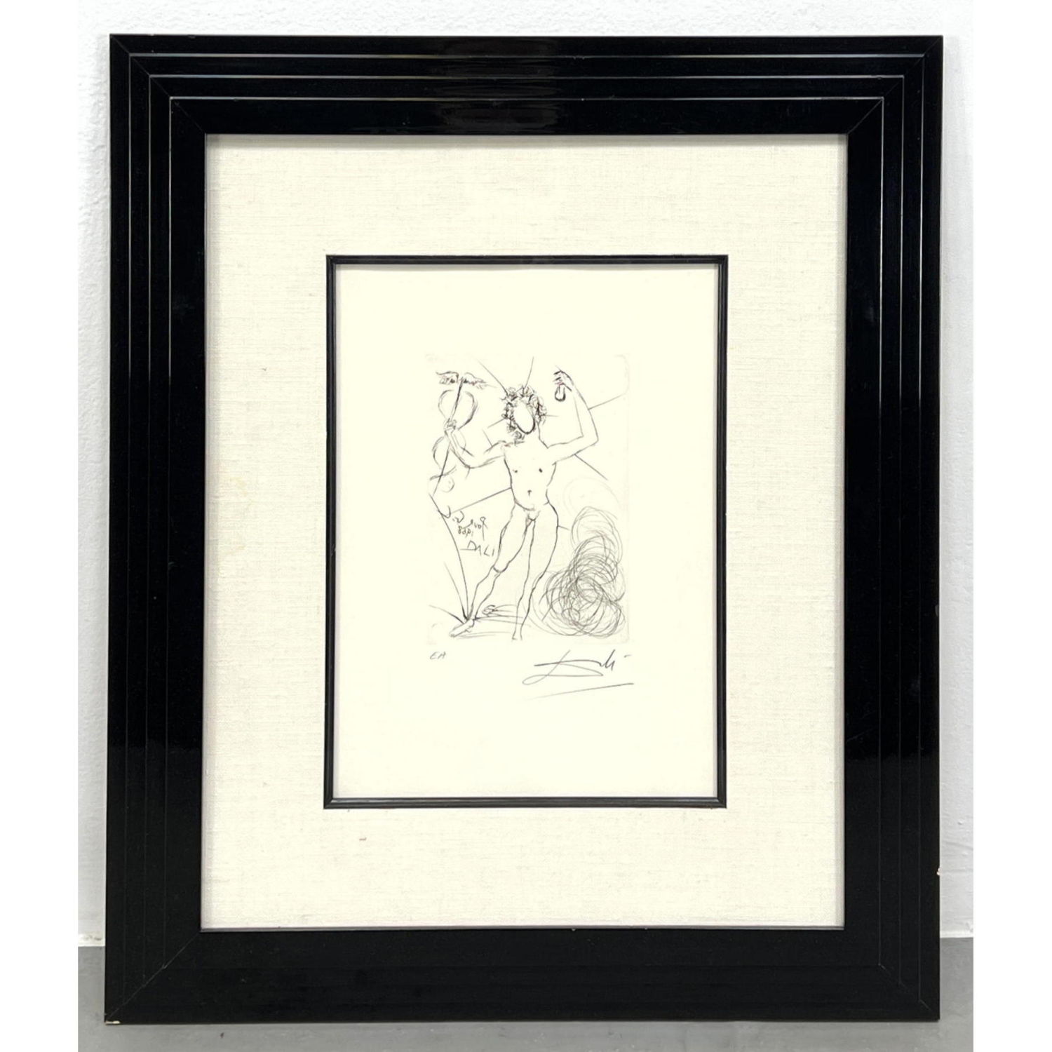 Salvador DALI Etching Print. EA.