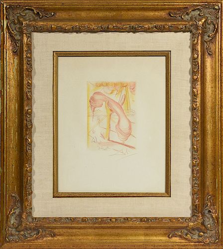 SALVADOR DALI ETCHING “THE