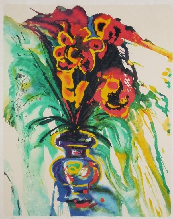 SALVADOR DALI, FLEURS SURREALISTE