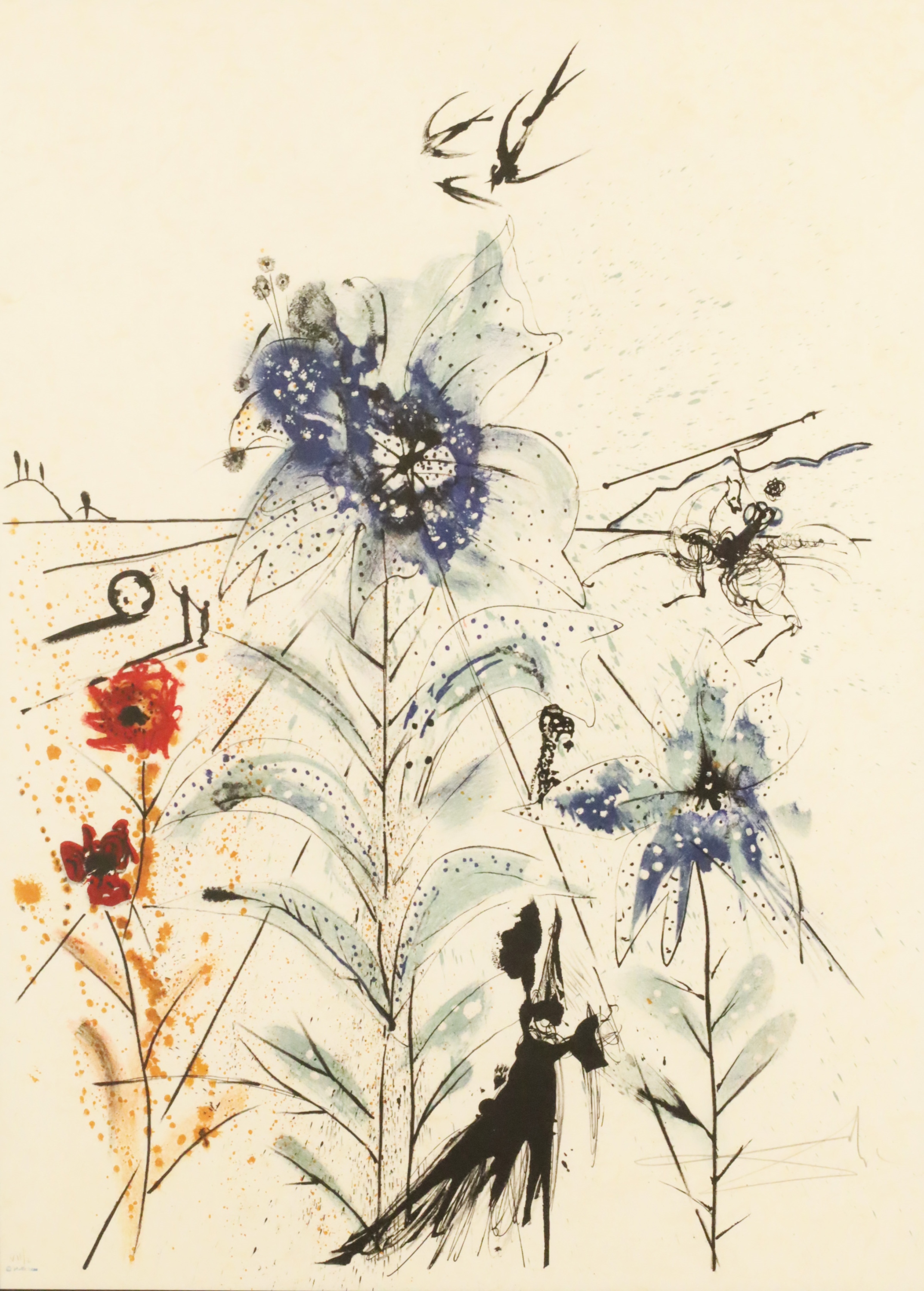SALVADOR DALI, FLOWER MAGICIAN