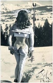 Salvador Dali gouache (Spanish