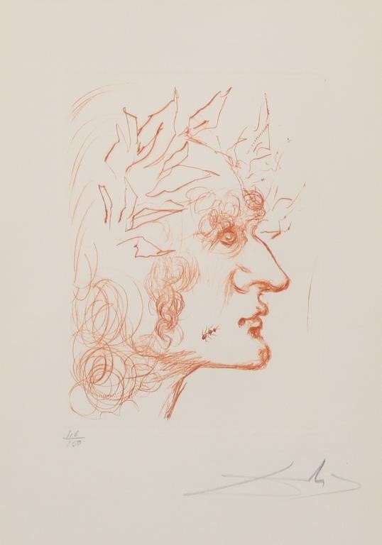 SALVADOR DALI JULIUS CAESAR ETCHING