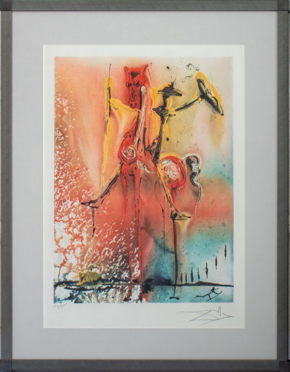 SALVADOR DALI "LE CHEVALIER
