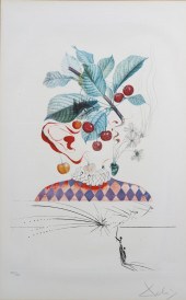 SALVADOR DALI 'LES FRUITS CHER