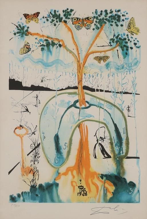 SALVADOR DALI LITHOGRAPH A MAD