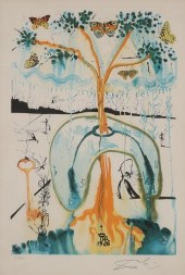 SALVADOR DALI LITHOGRAPH A MAD