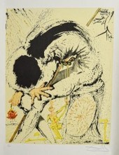 SALVADOR DALI LITHOGRAPH DON Q
