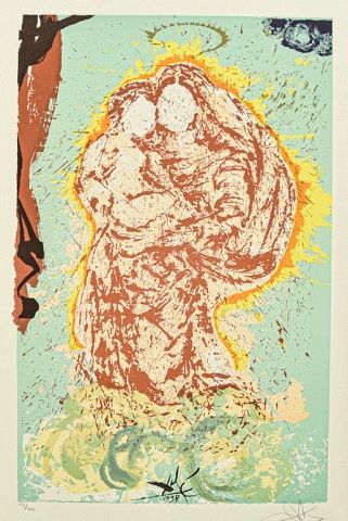 SALVADOR DALI LITHOGRAPH GALA, MY