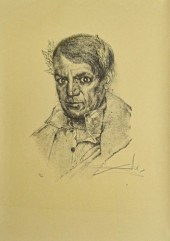 SALVADOR DALI LITHOGRAPH PORTR