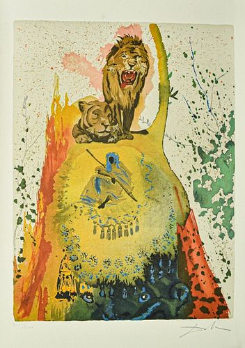SALVADOR DALI LITHOGRAPH SOLOMON