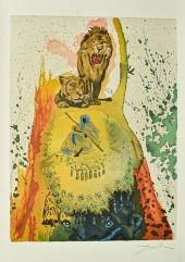 SALVADOR DALI LITHOGRAPH SOLOM