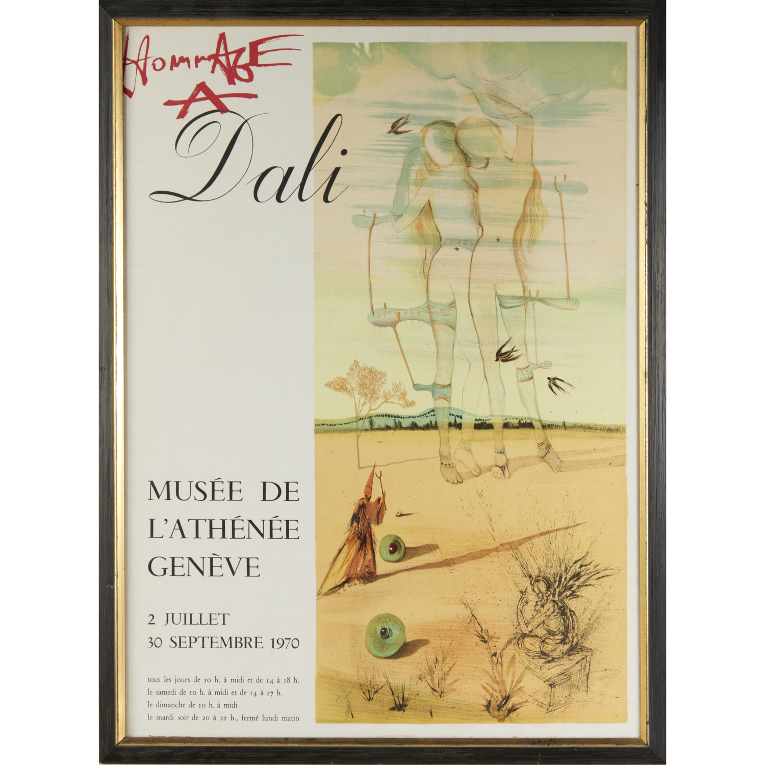 SALVADOR DALI, LITHOGRAPHIC POSTER,