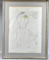 SALVADOR DALI LITHOGRAPH,TITLE