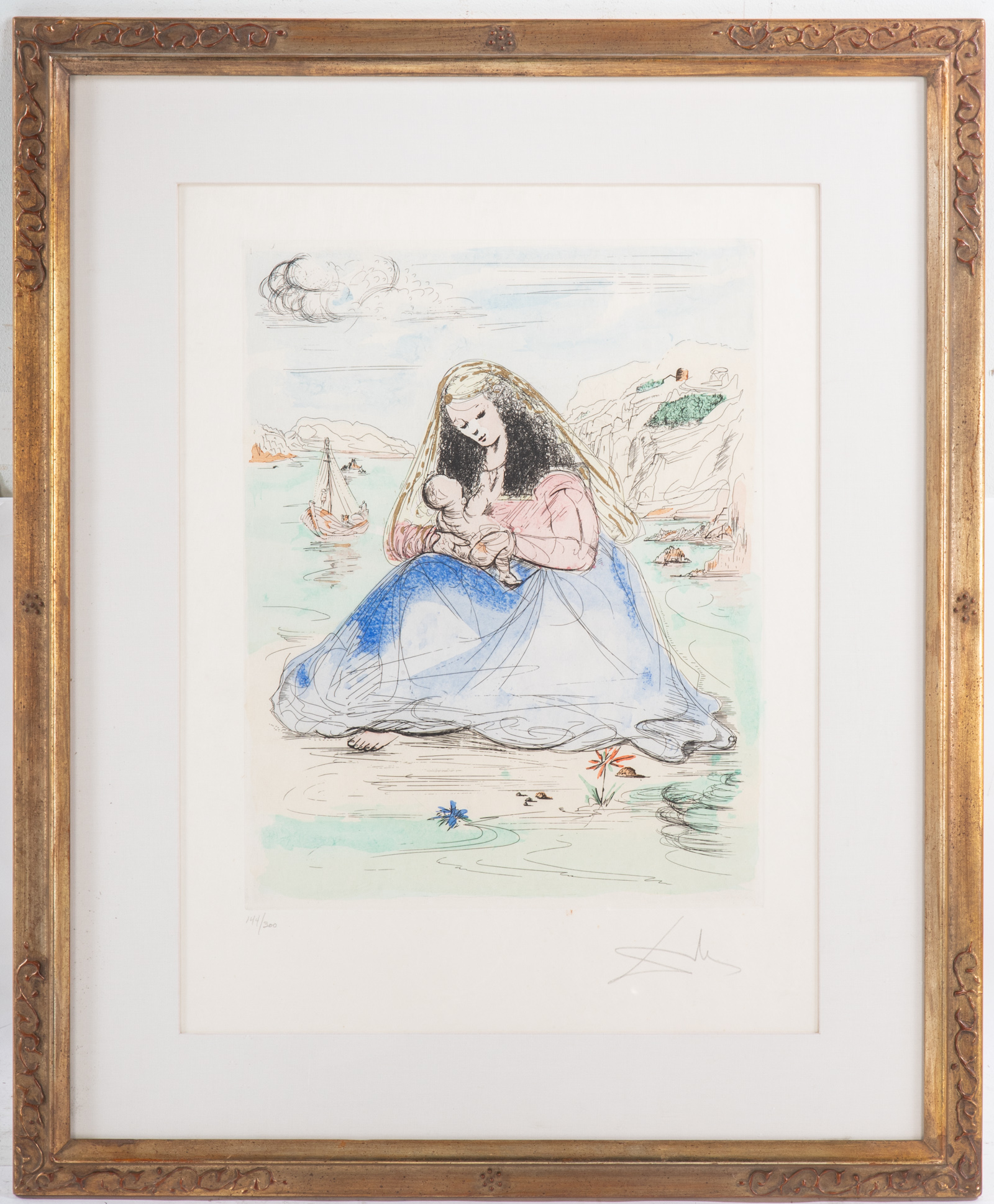 SALVADOR DALI. MADONNA AND CHILD,