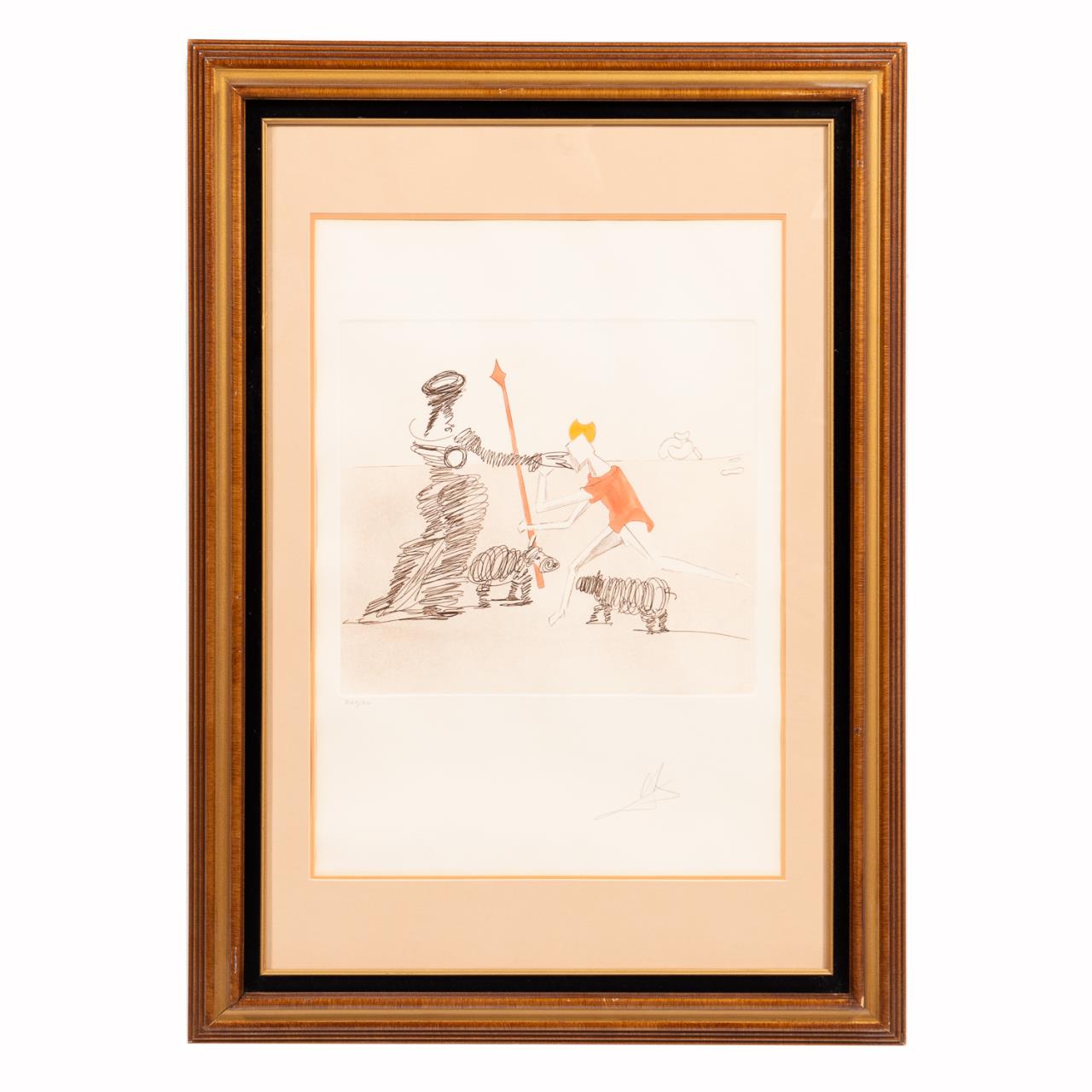 SALVADOR DALI, MAN OF LA MANCHA