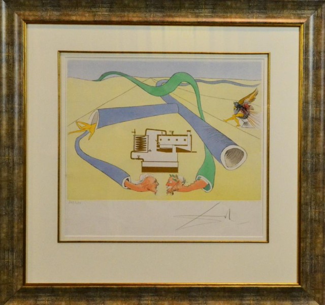 SALVADOR DALI ORIGINAL DRY POINT