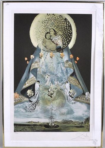 SALVADOR DALI, PENCIL SIGNED