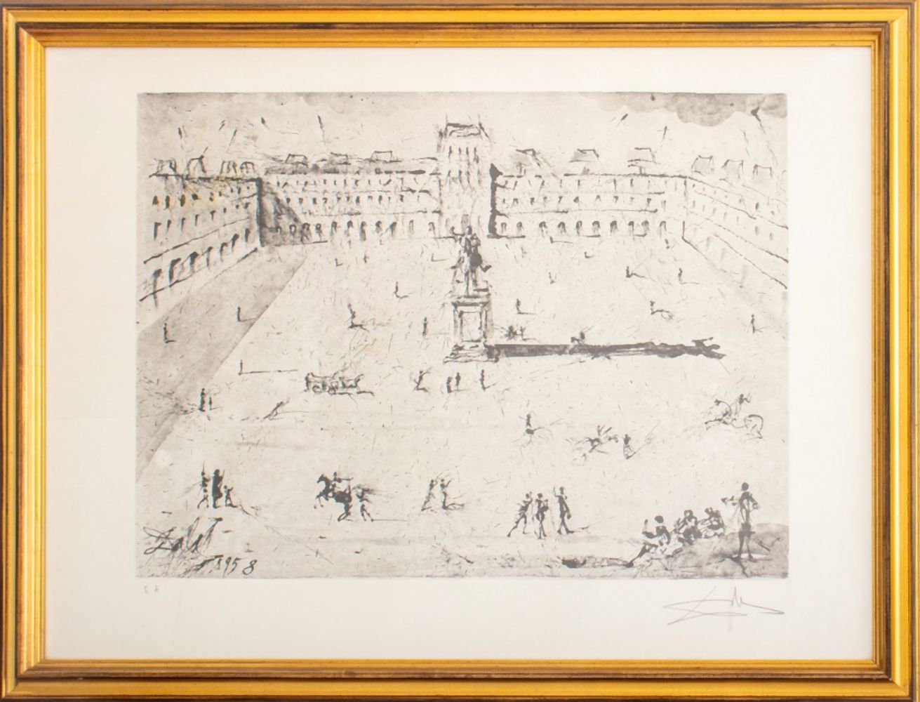 SALVADOR DALI "PLACE DES VOSGES"