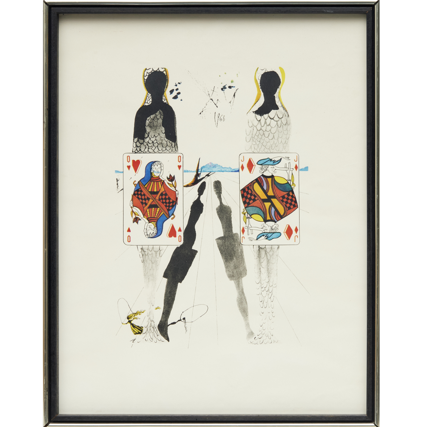 SALVADOR DALI, PRINT, ALICE IN
