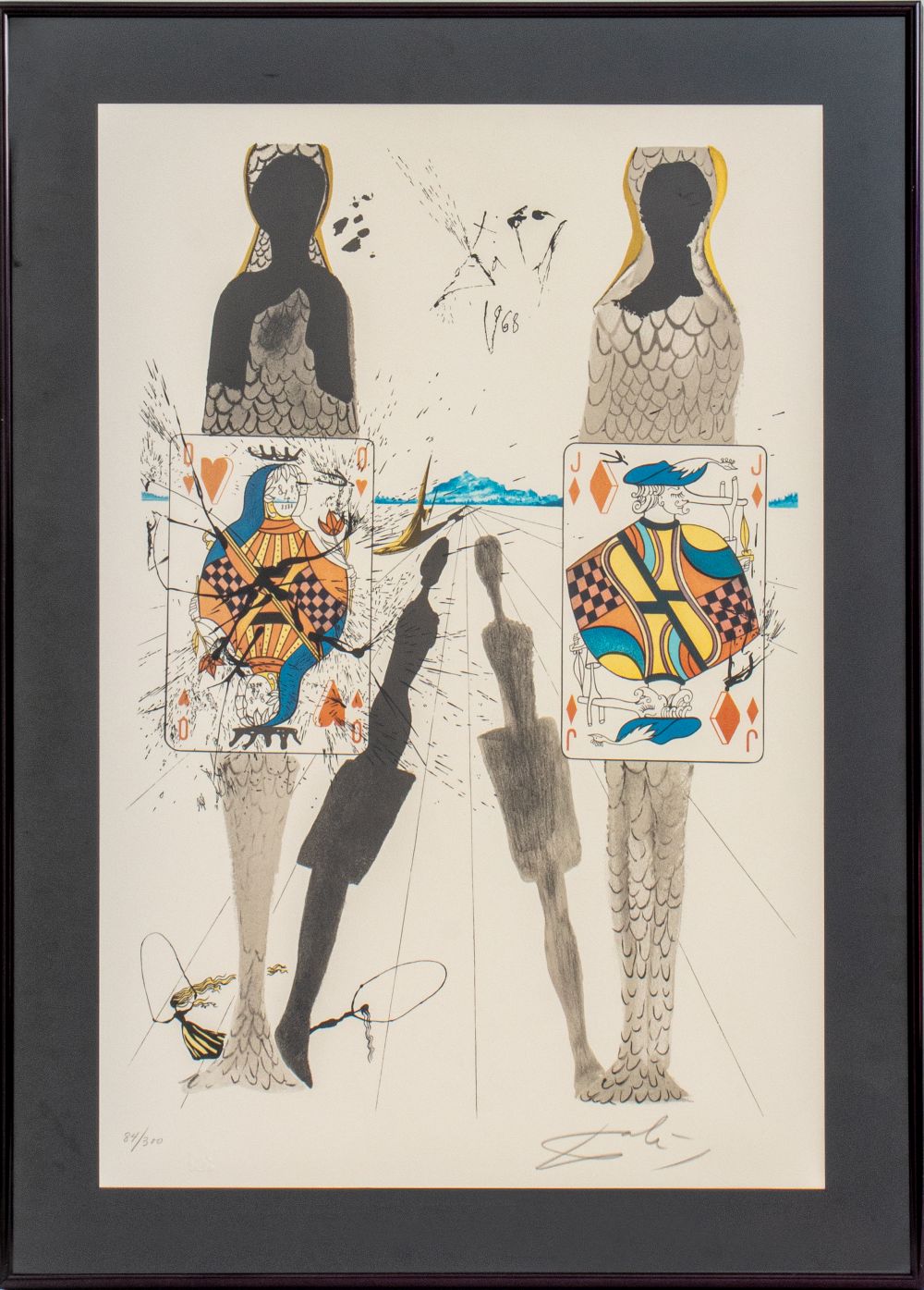 SALVADOR DALI "QUEEN'S CROQUET