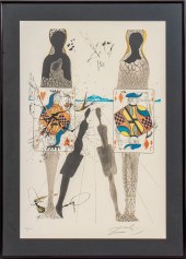 SALVADOR DALI "QUEEN'S CROQUET