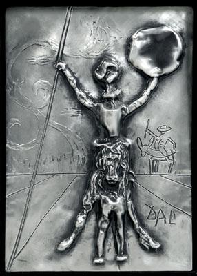 Salvador Dali relief sculptural